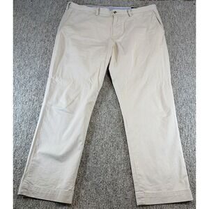 Polo Ralph Lauren Stretch Straight Fit Beige Mens Chinos Pants 38x30 Preppy Pony